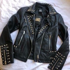 Princess Polly Cropped Biker Jacket